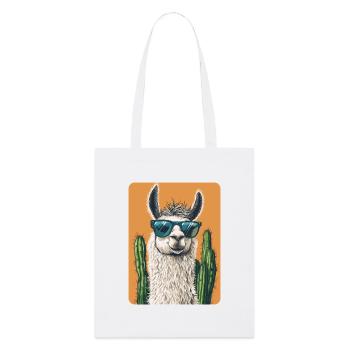lama - Tote bag bio Stanley/Stella - blanc - Devant