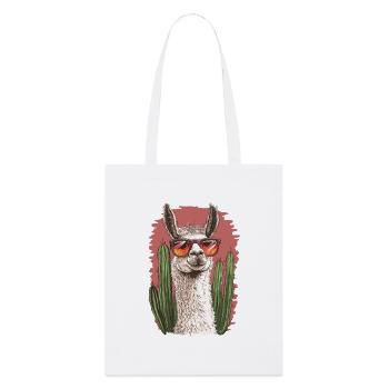 lama - Tote bag bio Stanley/Stella - blanc - Devant