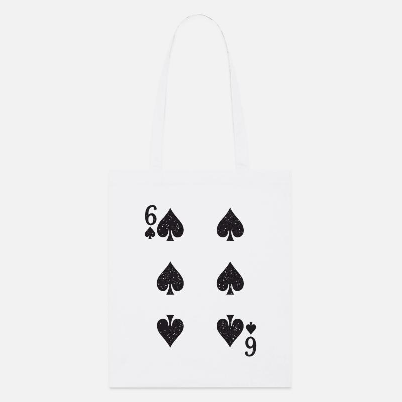 Six piques Neuf piques Motif - Tote bag bio Stanley/Stella - blanc
