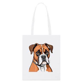 Portrait de boxeur - Tote bag bio Stanley/Stella - blanc - Devant