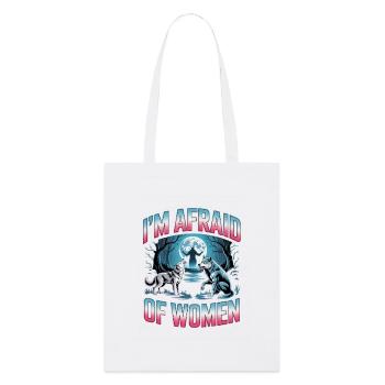 J’ai peur des femmes angoisse vor frauen inportable - Tote bag bio Stanley/Stella - blanc - Devant