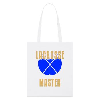 Lacrosse Master Crossed Sticks Pro Level Pride - Stanley/Stella Organic Tote Bag - white - Front
