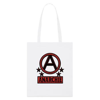 Anarchie – Punk – Revolution - Stanley/Stella Bio-Stoffbeutel - Weiß - Vorne