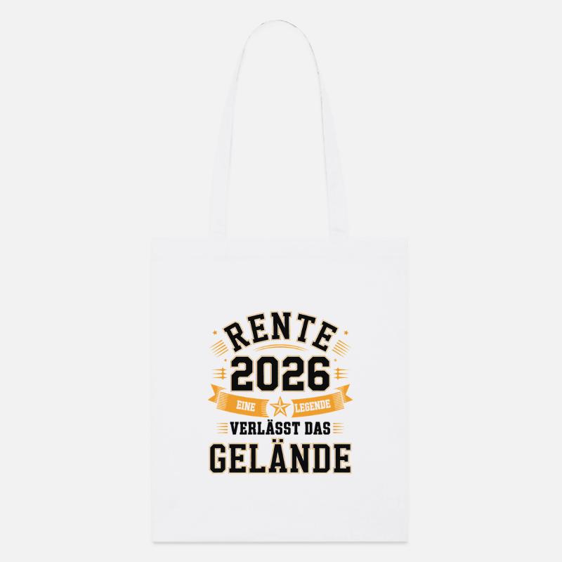 Rente 2026 : une légende - Tote bag bio Stanley/Stella - blanc