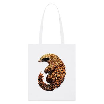Pangolin Pangolin Pine Cone Pangolins - Stanley/Stella Organic Tote Bag - white - Front