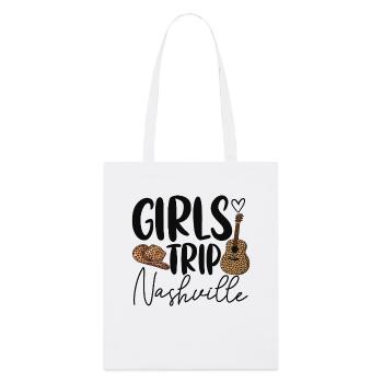 Voyage entre filles Nashville - Tote bag bio Stanley/Stella - blanc - Devant