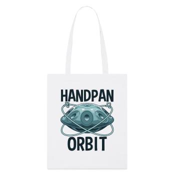 Orbite Handpan - Tote bag bio Stanley/Stella - blanc - Devant