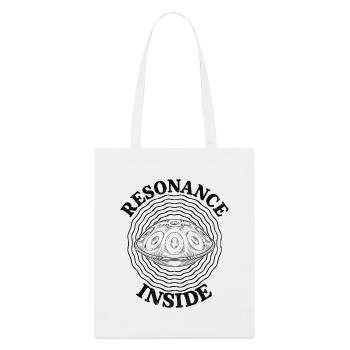 Résonance à l’intérieur du handpan - Tote bag bio Stanley/Stella - blanc - Devant