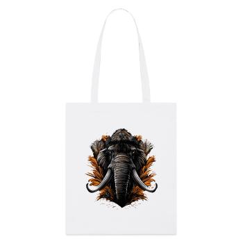 Mammouth Mammouth Laineux Âge glaciaire Mammouths Mammouth Doux - Tote bag bio Stanley/Stella - blanc - Devant