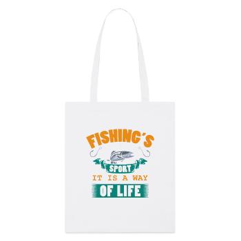 Pêcheurs Pêcheurs Pêcheurs Pêcheurs Pêcheurs Sportifs - Tote bag bio Stanley/Stella - blanc - Devant