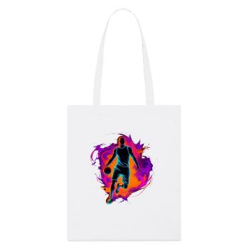Basketball Player Retro Look - Stanley/Stella Organic Tote Bag - white - Front