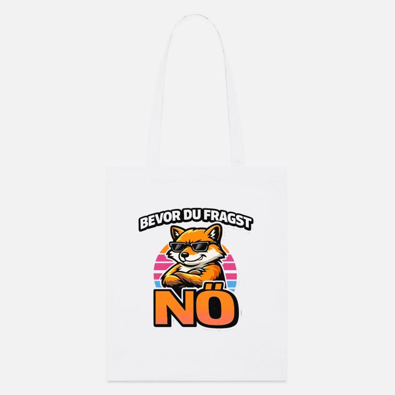 Before you ask: Lower Austria – Cool Fox - Stanley/Stella Organic Tote Bag - white