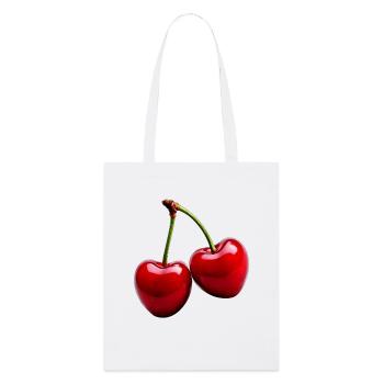 Cherries - Stanley/Stella Organic Tote Bag - white - Front
