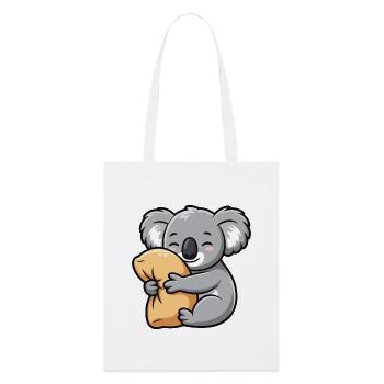 Koala Cuddle - Stanley/Stella Organic Tote Bag - white - Front