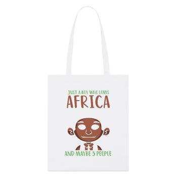 Safari Afrique Serengeti Faune Savannah Boy - Tote bag bio Stanley/Stella - blanc - Devant