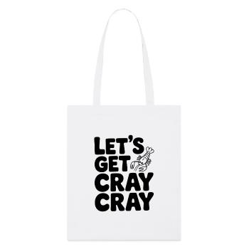Allons chercher Cray Cray - Tote bag bio Stanley/Stella - blanc - Devant
