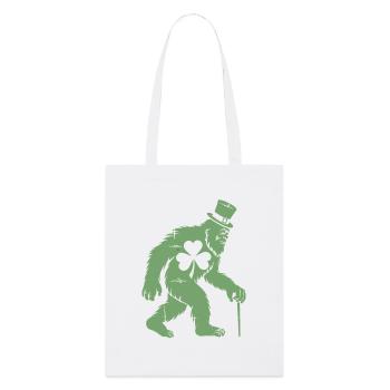 Sasquatch mit Kleeblatt - Stanley/Stella Bio-Stoffbeutel - Weiß - Vorne