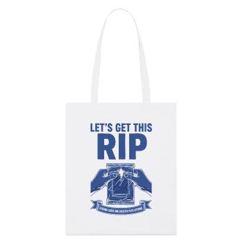 ON VA VOIR CE PACK DE CARTES À COLLECTIONNER - Tote bag bio Stanley/Stella - blanc - Devant