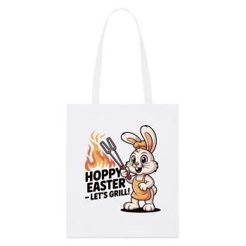 T-shirt sautillant Easter Let’s Grill Ostern BBQ Shirt - Tote bag bio Stanley/Stella - blanc - Devant