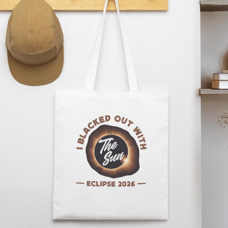 Solar eclipse 2026, August 12 Stanley/Stella Organic Tote Bag