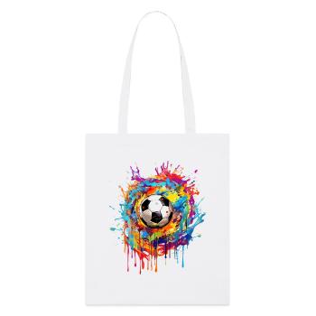 Foot Football Ballon Joueur Supporter Maillot Tee - Tote bag bio Stanley/Stella - blanc - Devant