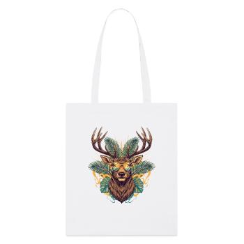 Deer Tropical Sunglasses - Stanley/Stella Organic Tote Bag - white - Front