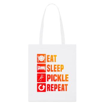 Pickleball Athlet Geschenk für pickleball pro Fans - Stanley/Stella Bio-Stoffbeutel - Weiß - Vorne