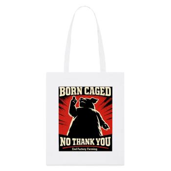 Né piégé – Non merci - Tote bag bio Stanley/Stella - blanc - Devant