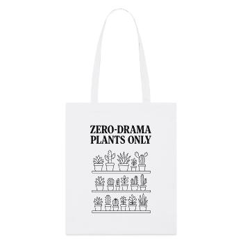 Seulement des plantes sans stress | Succulentes - Tote bag bio Stanley/Stella - blanc - Devant