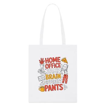 Remote Developer Home Office Same Web Developer - Stanley/Stella Bio-Stoffbeutel - Weiß - Vorne