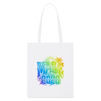 Malle 2026 Multicoloured - Stanley/Stella Organic Tote Bag - white - Front