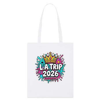 Voyage à LA 2026 - Tote bag bio Stanley/Stella - blanc - Devant