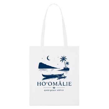Hoomalie Paix Tranquille - Tote bag bio Stanley/Stella - blanc - Devant