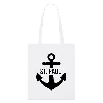 St. Pauli Anker Reeperbahn Kiez - Tote bag bio Stanley/Stella - blanc - Devant