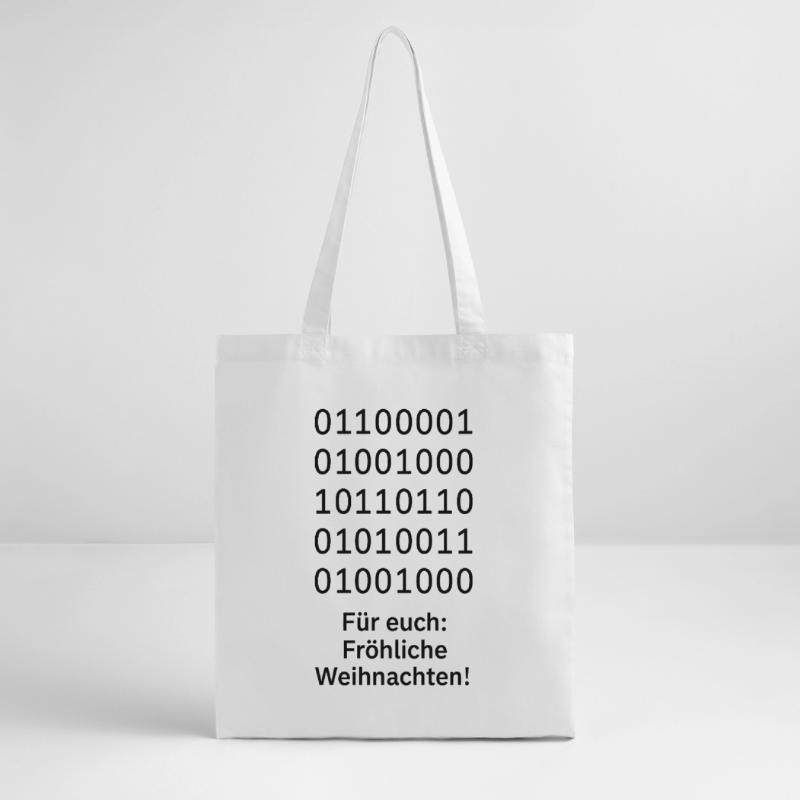 Binary Code Christmas Magic Stanley/Stella Organic Tote Bag