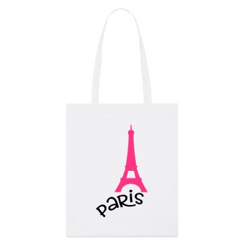 Paris - Stanley/Stella Bio-Stoffbeutel - Weiß - Vorne