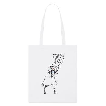 SERBSKA JANKA - contour - - Tote bag bio Stanley/Stella - blanc - Devant