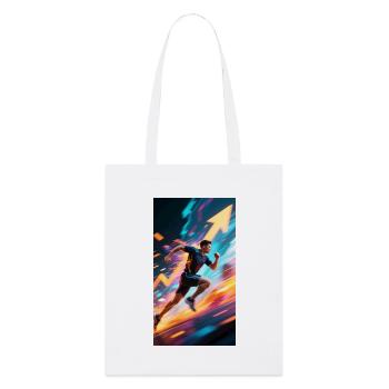 keep moving - Stanley/Stella Organic Tote Bag - white - Front