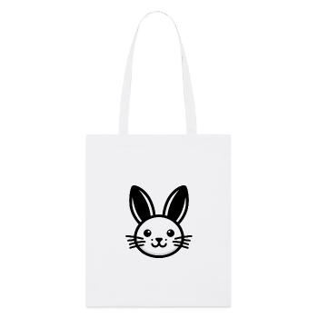 Rabbit Bunny Bunny - Stanley/Stella Organic Tote Bag - white - Front