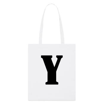 Y - Stanley/Stella Organic Tote Bag - white - Front