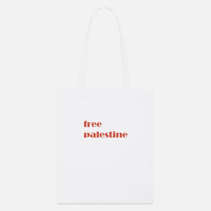 Free Palestine - Stanley/Stella Bio-Stoffbeutel - Weiß