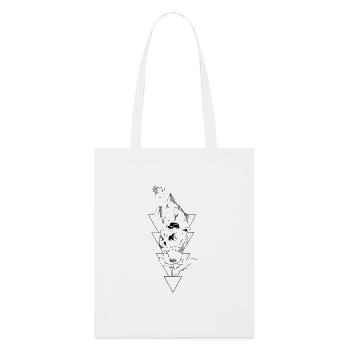 Trio nature - Tote bag bio Stanley/Stella - blanc - Devant