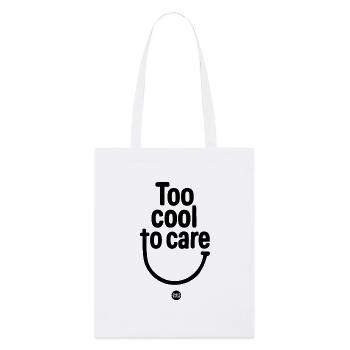 Trop froid pour s’en soucier - Tote bag bio Stanley/Stella - blanc - Devant
