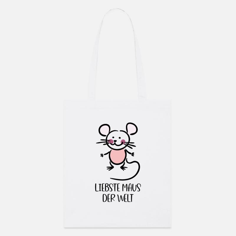mouse - Stanley/Stella Organic Tote Bag - white