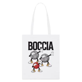 Bocciaspieler Bekleidung mit Dabbing Boccia - Stanley/Stella Bio-Stoffbeutel - Weiß - Vorne