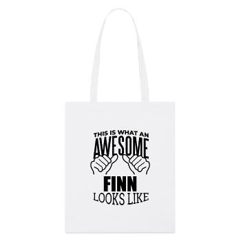 Finland - Stanley/Stella Organic Tote Bag - white - Front