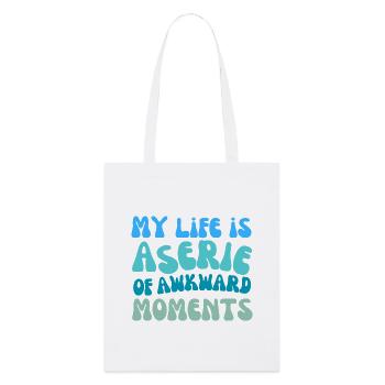 Ma vie est une série de moments gênants - Tote bag bio Stanley/Stella - blanc - Devant