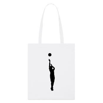 basketball - Tote bag bio Stanley/Stella - blanc - Devant