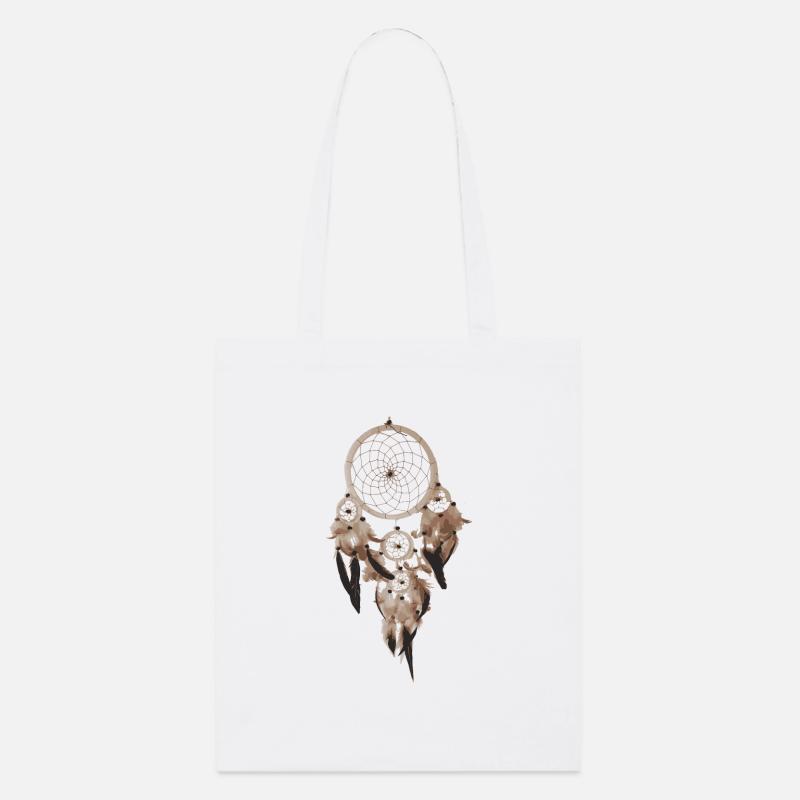 Attrape-rêves dream catcher - Tote bag bio Stanley/Stella - blanc
