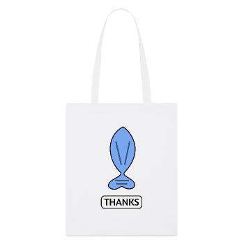 Thanks - Stanley/Stella Organic Tote Bag - white - Front